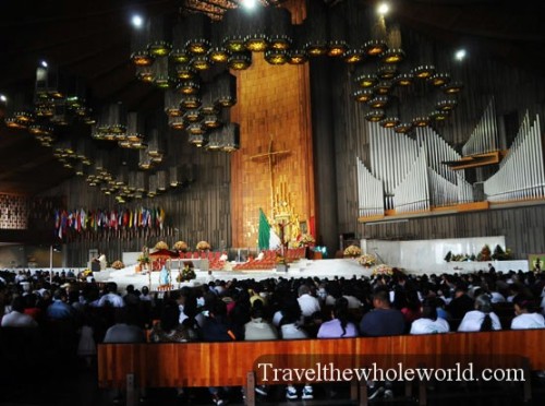 Mexico City Basilica Guadalupe Inside