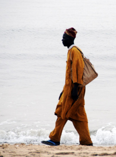Nigeria Lagos Bar Beach Man