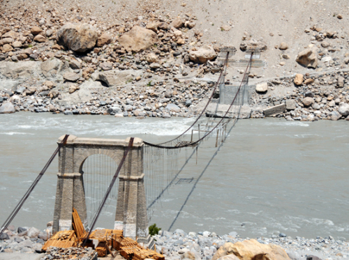 Pakistan Indus River Bridge