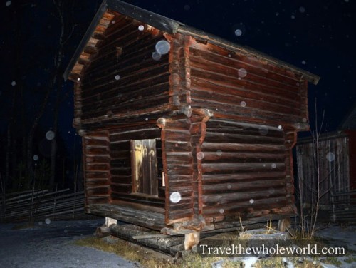 Sweden Ostersund Jamtli Museum Cabin