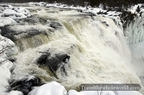 Sweden Tannforsen Waterfall