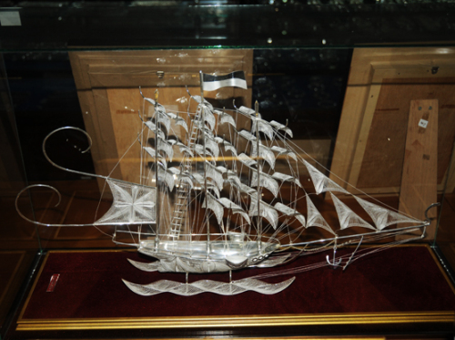 Indonesia Yogyakarta Silver Ship