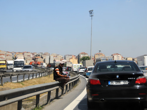 Turkey Istanbul Highway Vendor