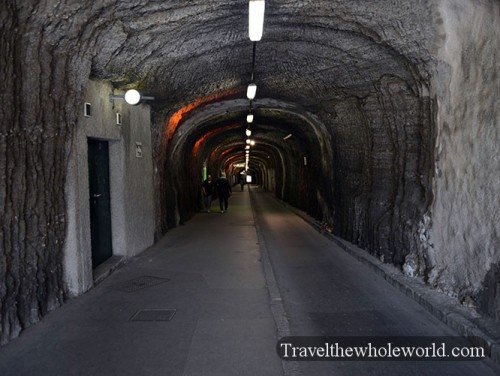 Austria Salzburg Monchsberg Tunnel