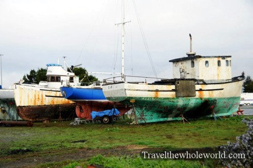California Crescent City Boat Graveyard