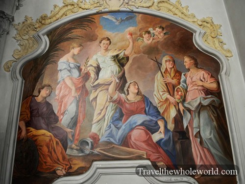 Germany Munich Heiliggeistkirche Church Painting