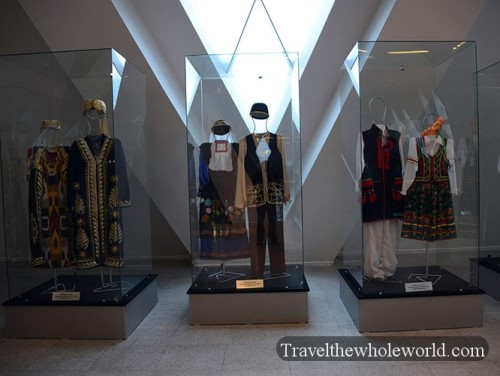 Kazakhstan Astana Palace Of Peace Ethnic Clothing