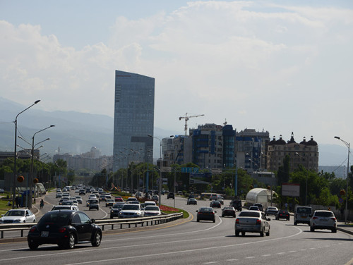 Kazakhstan Almaty Highway