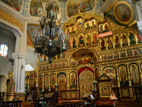 Kazakhstan Almaty Zenkov Cathedral Inside