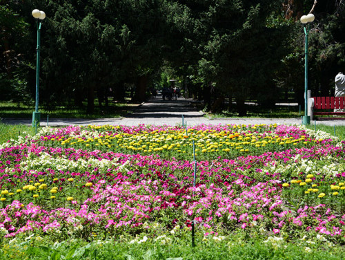 Kyrgyzstan Bishkek Park Gardens