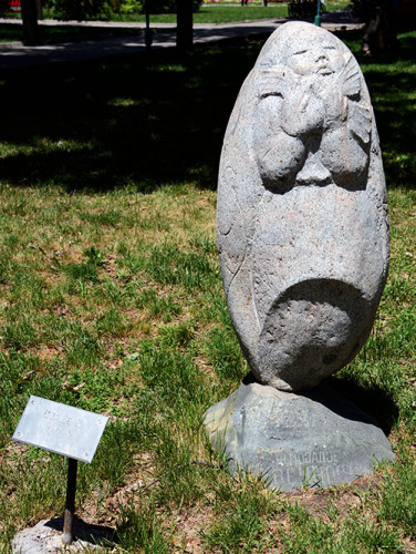 Kyrgyzstan Bishkek Park Statue