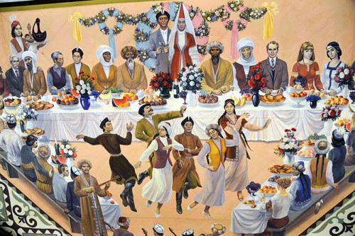 Kyrgyzstan Bishkek State Museum People