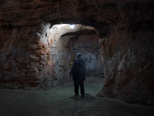 Kyrgyzstan Osh Cave Museum Smoke