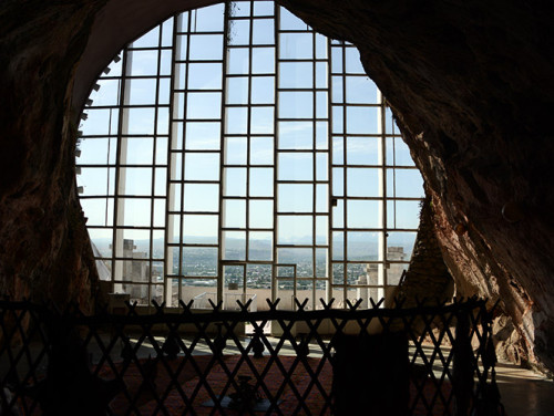 Kyrgyzstan Osh Cave Museum Window