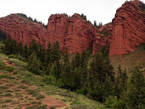 Kyrgyzstan Jeti-Oguz Rocks