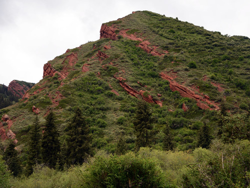 Kyrgyzstan Red Mountains