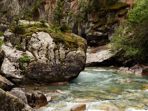 Kyrgyzstan Tian Shan Boulder
