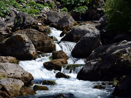 Tajikistan Fan Mountains Creek