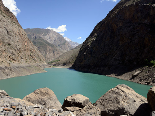 Tajikistan Fan Mountains Lake Third