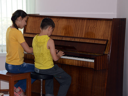 Tajikistan Panjakent Piano