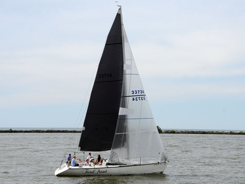 Ohio Cleveland Lake Erie Sailboat