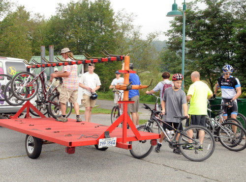 Virginia Creeper Trail Unload