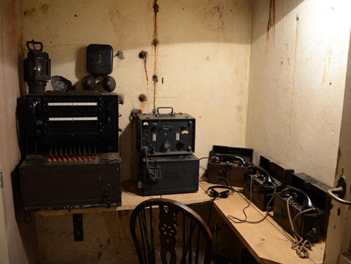 Netherlands The Hague Atlantikwall WWII Bunker Communication