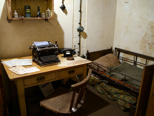 Netherlands The Hague Atlantikwall WWII Bunker Office