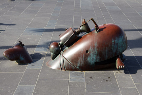 Netherlands The Hague Robot Whale