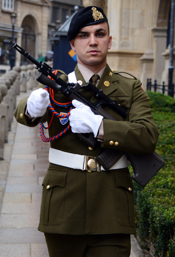 Luxembourg City Grand Ducal Palace Guard