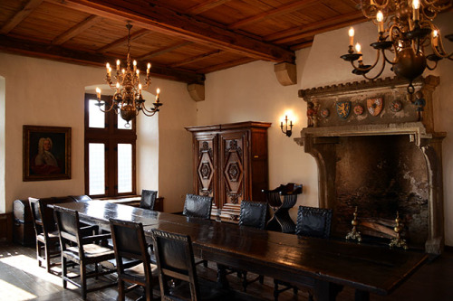 Luxembourg Vianden Castle Dinning Room