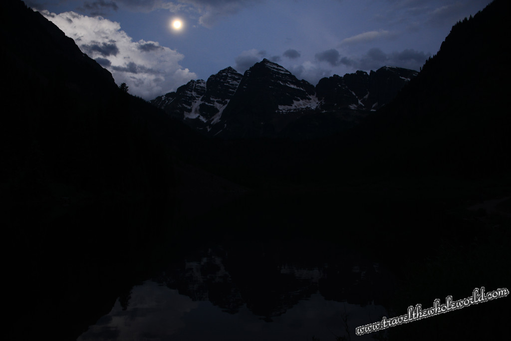 Colorado Maroon Bells Night