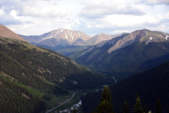 Colorado Mountains Drive View