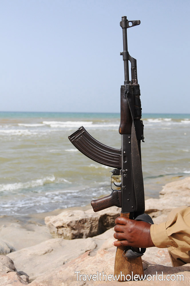 Somalia Beach AK-47