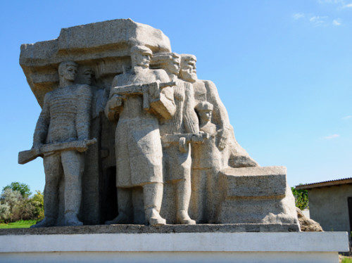 Ukraine Odessa WWII Museum Monument