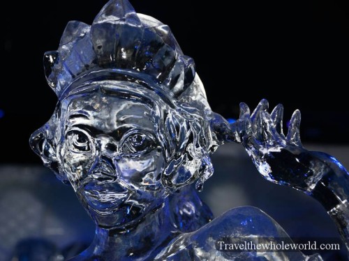 Belgium Bruge Ice Sculpture Festival