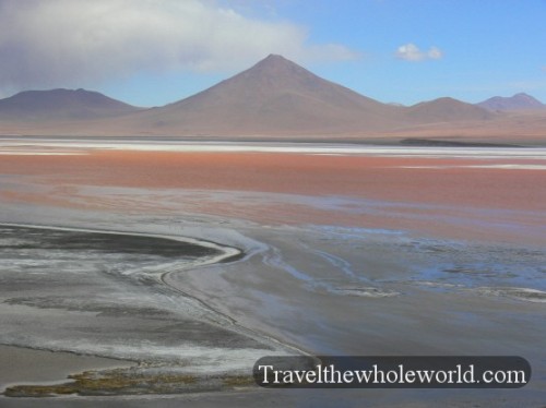 Red Lagoon Bolivia Eduardo Abaroa Red Lagoon
