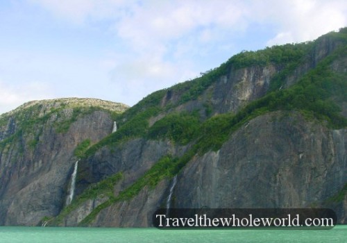 Chile Fjord Patagonia Waterfalls