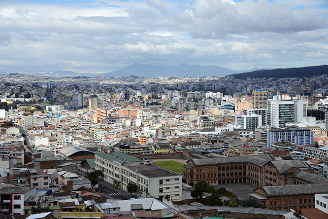Ecuador Quito Basilica View