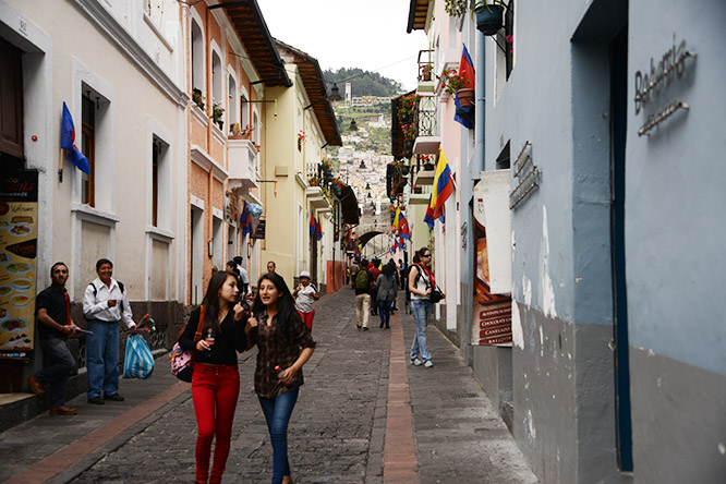 Ecuador Quito Old City Viejo Ciudad