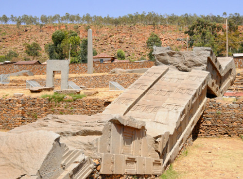 Ethiopia Axum Obelisk Ruins