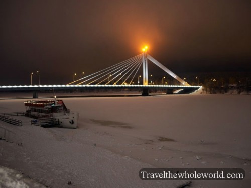 Finland Rovaniemi Lumberjack’s Candle Bridge