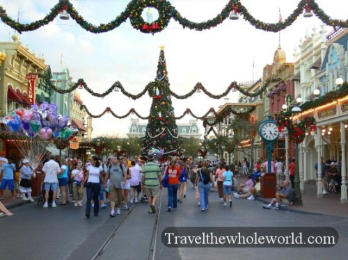 Florida Christmas in Disney World
