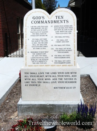 Idaho Twin Falls Ten Commandments