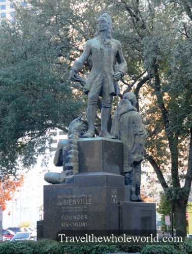 Louisiana New Orleans Statue Bienville