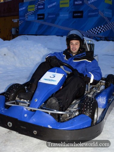 George Kashouh Ice-Karting