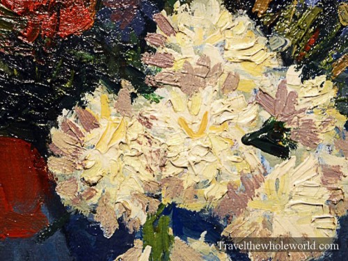 Netherlands-Amsterdam-Van-Gogh-Flowers-Close-Up