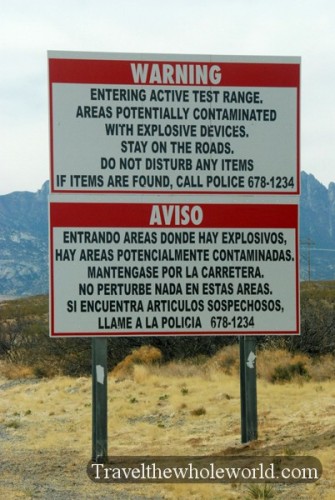 New Mexico Missile Base Warning