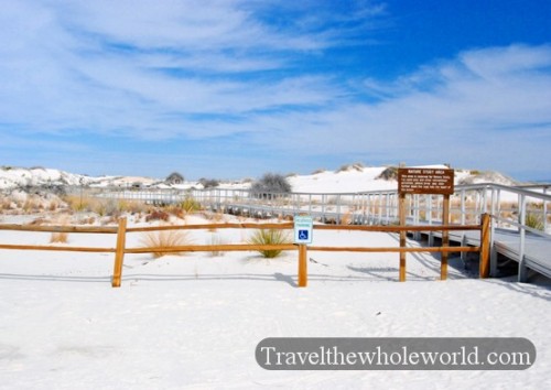 New Mexico White Sands Boardwalk