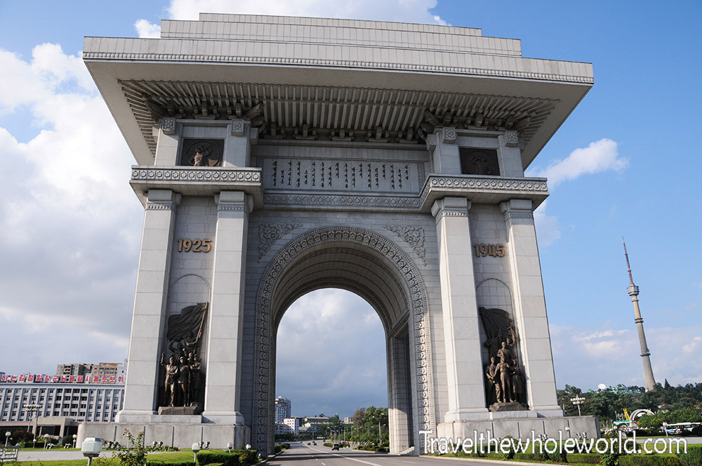 North Korea Pyongyang Arch Of Triumph